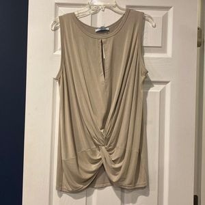 Dark tan tank top